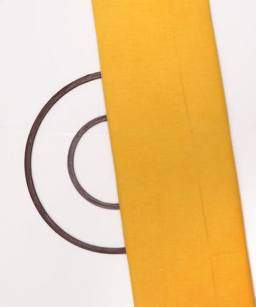 yellow plain linen fabric